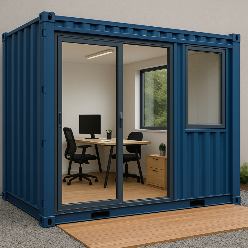 Transformation conteneur bureau