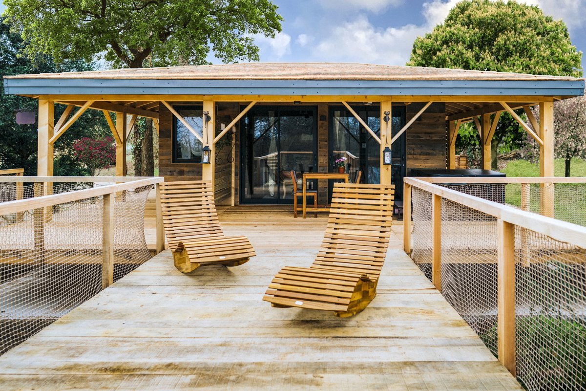 Chalet en bois Cabanon Bleu