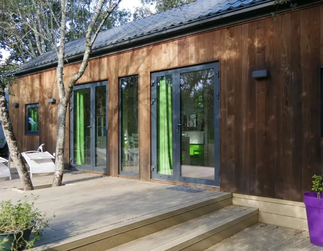 Chalet en bois Cabanon Bleu