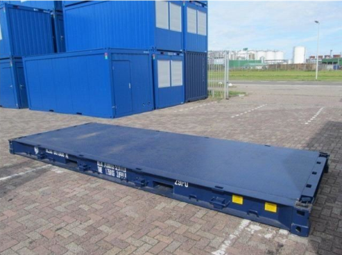 Container maritime 20 pieds flat rack