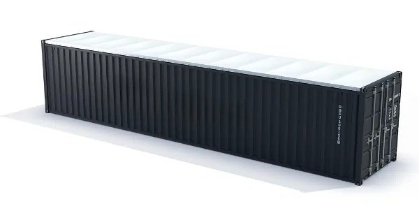 Container maritime 40 pieds open top